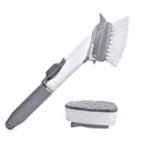 Escova Limpeza 2 em 1 Dispenser Detergente – Prática, Multifuncional e Compacta